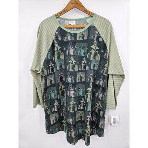 New Lularoe Disney Randy Raglan Tee Womens 3XL Snow Whites Evil Queen
